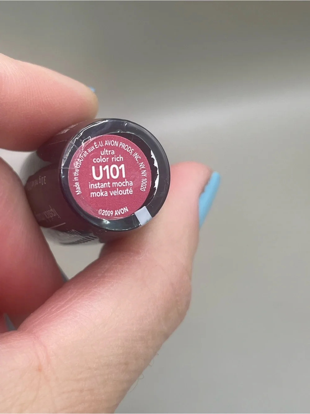 2009 AVON Instant Mocha U101 ULTRA COLOR RICH Lipstick NEW SEALED